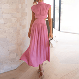 Samantha - Timelessly chic cocktail maxi dress for elegant occasions