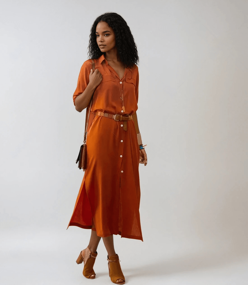 Mia - Timeless summer dress with chic belt and flattering fit