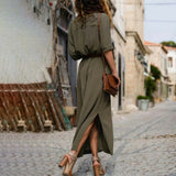 Mia - Timeless summer dress with chic belt and flattering fit